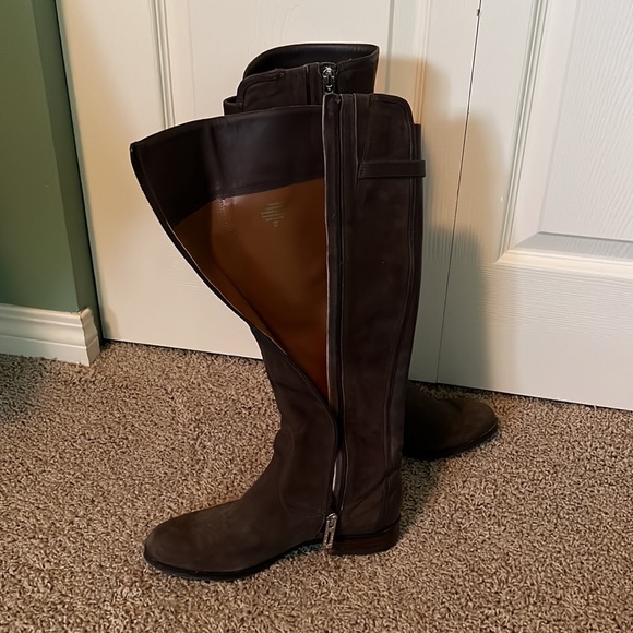 Suede/leather Riding Boots - Picture 3 of 4